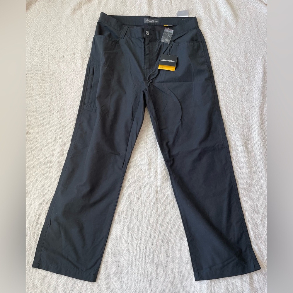 Eddie Bauer Men’s 35x30 Hiking Pants Gray Lightweight NWT